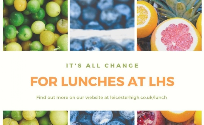 Latest News » It's all change for lunches at LHS